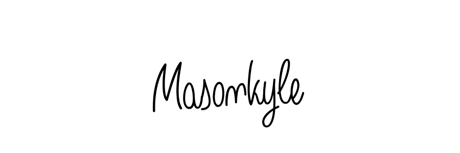 if you are searching for the best signature style for your name Masonkyle. so please give up your signature search. here we have designed multiple signature styles  using Angelique-Rose-font-FFP. Masonkyle signature style 5 images and pictures png