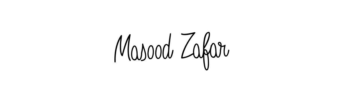 Also we have Masood Zafar name is the best signature style. Create professional handwritten signature collection using Angelique-Rose-font-FFP autograph style. Masood Zafar signature style 5 images and pictures png