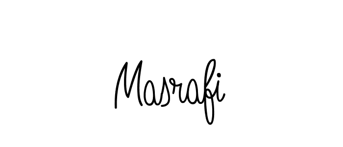 Make a beautiful signature design for name Masrafi. With this signature (Angelique-Rose-font-FFP) style, you can create a handwritten signature for free. Masrafi signature style 5 images and pictures png