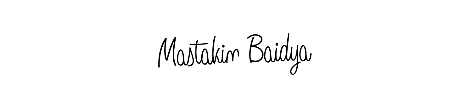 Make a short Mastakin Baidya signature style. Manage your documents anywhere anytime using Angelique-Rose-font-FFP. Create and add eSignatures, submit forms, share and send files easily. Mastakin Baidya signature style 5 images and pictures png
