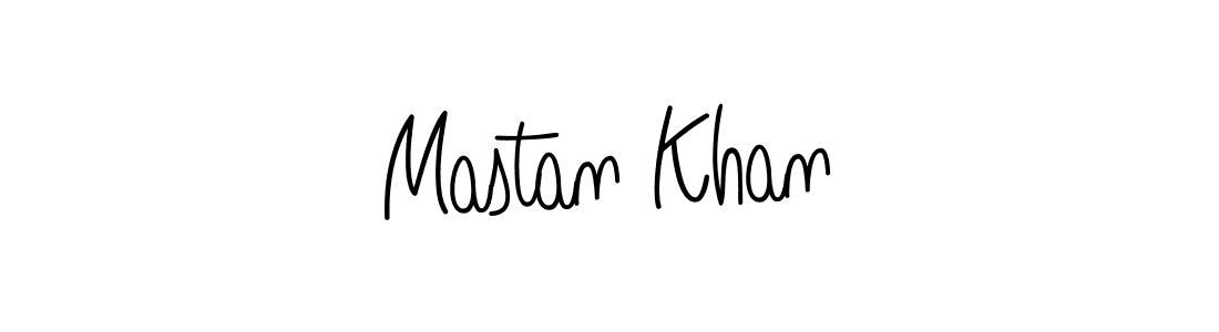 Design your own signature with our free online signature maker. With this signature software, you can create a handwritten (Angelique-Rose-font-FFP) signature for name Mastan Khan. Mastan Khan signature style 5 images and pictures png