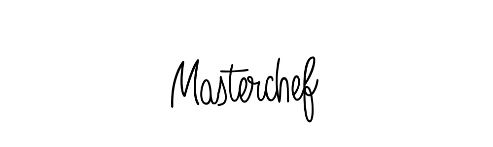 Make a beautiful signature design for name Masterchef. With this signature (Angelique-Rose-font-FFP) style, you can create a handwritten signature for free. Masterchef signature style 5 images and pictures png