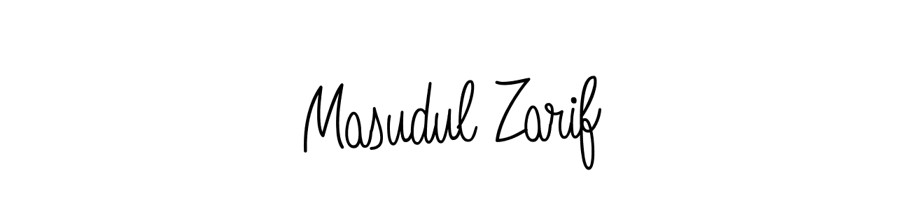 You should practise on your own different ways (Angelique-Rose-font-FFP) to write your name (Masudul Zarif) in signature. don't let someone else do it for you. Masudul Zarif signature style 5 images and pictures png