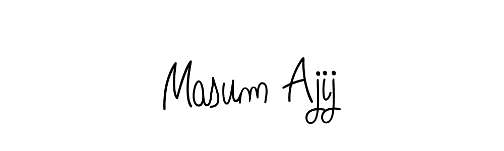 Once you've used our free online signature maker to create your best signature Angelique-Rose-font-FFP style, it's time to enjoy all of the benefits that Masum Ajij name signing documents. Masum Ajij signature style 5 images and pictures png