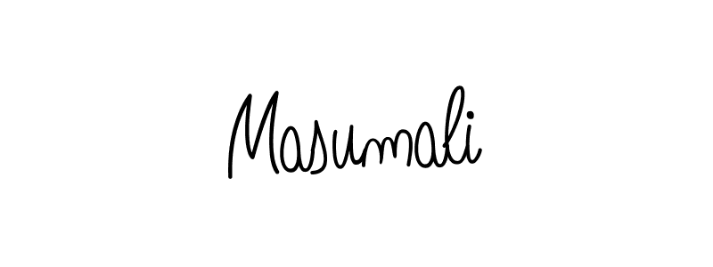 Make a beautiful signature design for name Masumali. Use this online signature maker to create a handwritten signature for free. Masumali signature style 5 images and pictures png