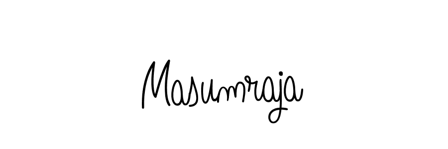 Also we have Masumraja name is the best signature style. Create professional handwritten signature collection using Angelique-Rose-font-FFP autograph style. Masumraja signature style 5 images and pictures png
