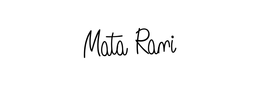 It looks lik you need a new signature style for name Mata Rani. Design unique handwritten (Angelique-Rose-font-FFP) signature with our free signature maker in just a few clicks. Mata Rani signature style 5 images and pictures png