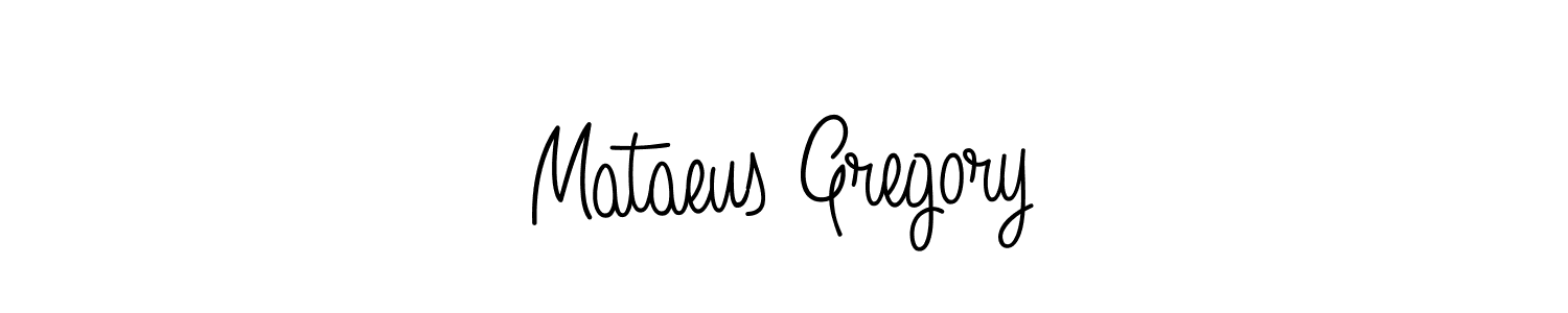 You should practise on your own different ways (Angelique-Rose-font-FFP) to write your name (Mataeus Gregory) in signature. don't let someone else do it for you. Mataeus Gregory signature style 5 images and pictures png
