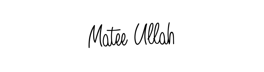 Check out images of Autograph of Matee Ullah name. Actor Matee Ullah Signature Style. Angelique-Rose-font-FFP is a professional sign style online. Matee Ullah signature style 5 images and pictures png