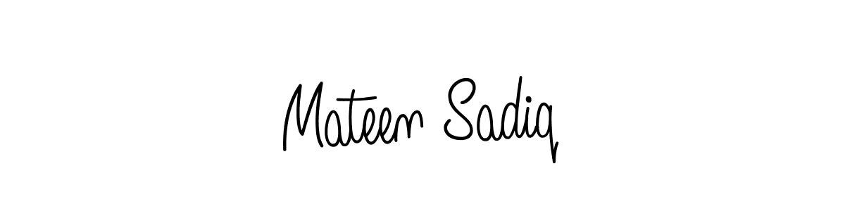 You can use this online signature creator to create a handwritten signature for the name Mateen Sadiq. This is the best online autograph maker. Mateen Sadiq signature style 5 images and pictures png