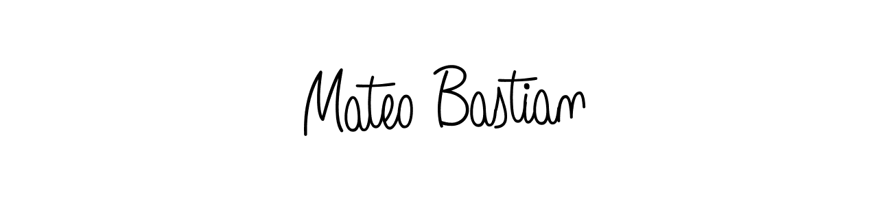 Design your own signature with our free online signature maker. With this signature software, you can create a handwritten (Angelique-Rose-font-FFP) signature for name Mateo Bastian. Mateo Bastian signature style 5 images and pictures png