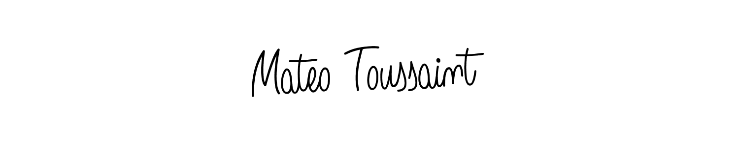 Also we have Mateo Toussaint name is the best signature style. Create professional handwritten signature collection using Angelique-Rose-font-FFP autograph style. Mateo Toussaint signature style 5 images and pictures png