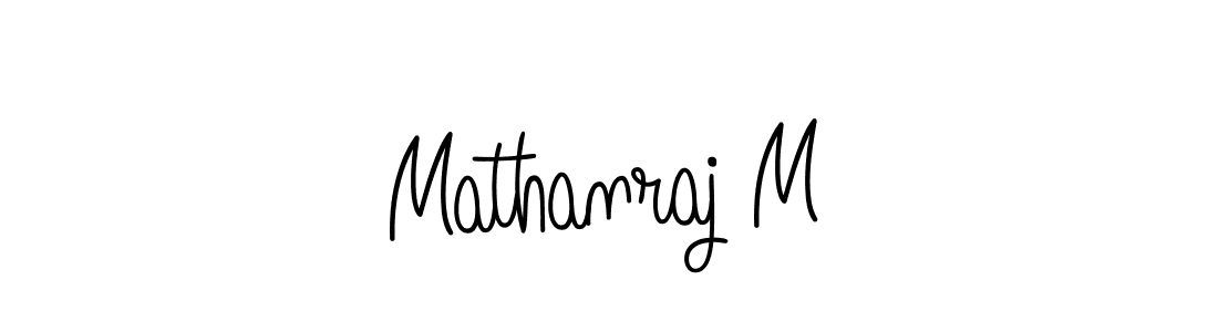 Similarly Angelique-Rose-font-FFP is the best handwritten signature design. Signature creator online .You can use it as an online autograph creator for name Mathanraj M. Mathanraj M signature style 5 images and pictures png