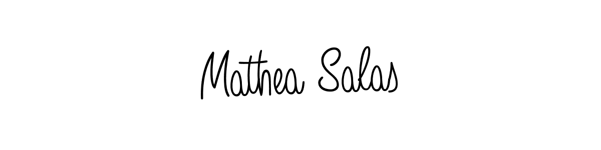 Check out images of Autograph of Mathea Salas name. Actor Mathea Salas Signature Style. Angelique-Rose-font-FFP is a professional sign style online. Mathea Salas signature style 5 images and pictures png