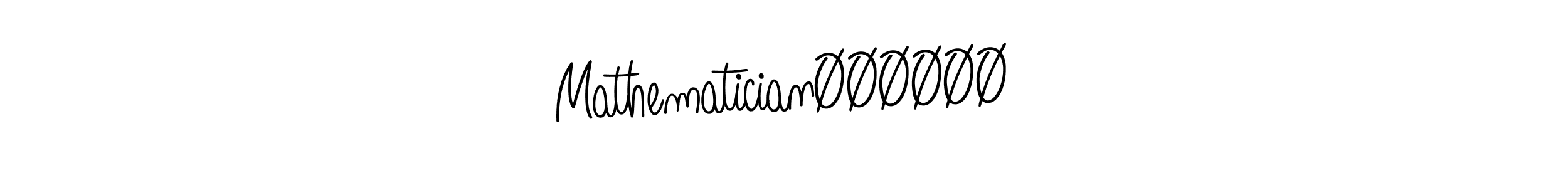 Make a beautiful signature design for name MathematicianØØØØØØ. With this signature (Angelique-Rose-font-FFP) style, you can create a handwritten signature for free. MathematicianØØØØØØ signature style 5 images and pictures png