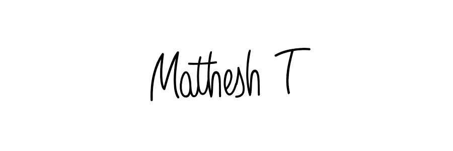 Best and Professional Signature Style for Mathesh T. Angelique-Rose-font-FFP Best Signature Style Collection. Mathesh T signature style 5 images and pictures png