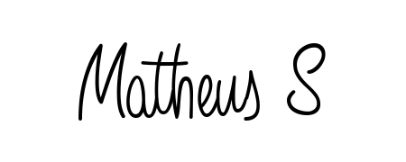Designed for modern professionals: Matheus S name signature crafted with Angelique-Rose-font-FFP script. Ready for digital PDF workflows. Matheus S signature style 5 images and pictures png