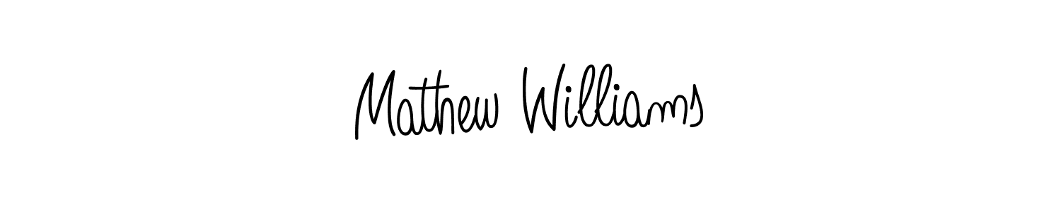 Make a beautiful signature design for name Mathew Williams. Use this online signature maker to create a handwritten signature for free. Mathew Williams signature style 5 images and pictures png