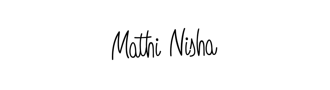 You can use this online signature creator to create a handwritten signature for the name Mathi Nisha. This is the best online autograph maker. Mathi Nisha signature style 5 images and pictures png