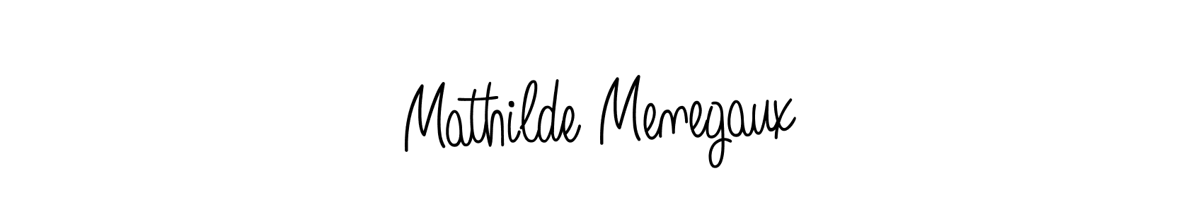 Make a beautiful signature design for name Mathilde Menegaux. Use this online signature maker to create a handwritten signature for free. Mathilde Menegaux signature style 5 images and pictures png