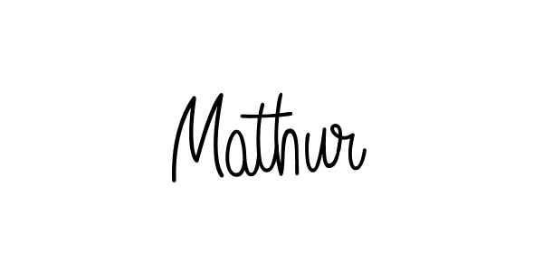 Mathur stylish signature style. Best Handwritten Sign (Angelique-Rose-font-FFP) for my name. Handwritten Signature Collection Ideas for my name Mathur. Mathur signature style 5 images and pictures png