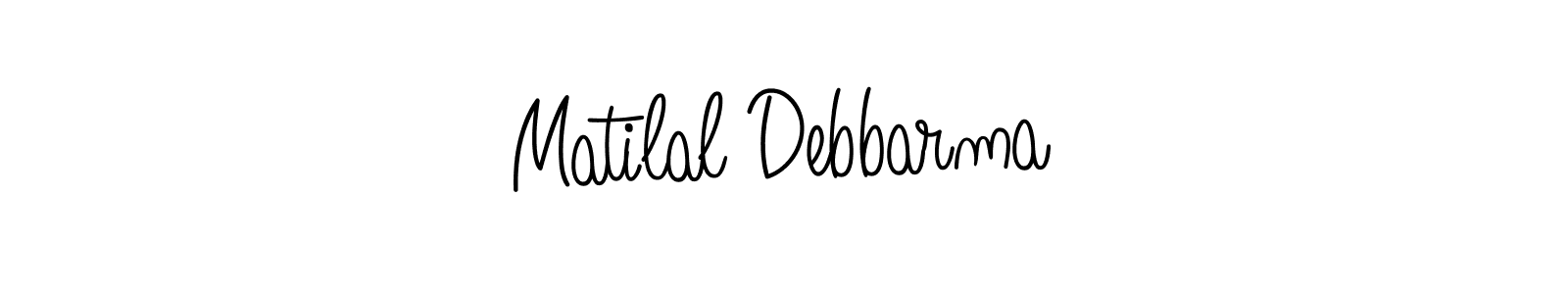 The best way (Angelique-Rose-font-FFP) to make a short signature is to pick only two or three words in your name. The name Matilal Debbarma include a total of six letters. For converting this name. Matilal Debbarma signature style 5 images and pictures png