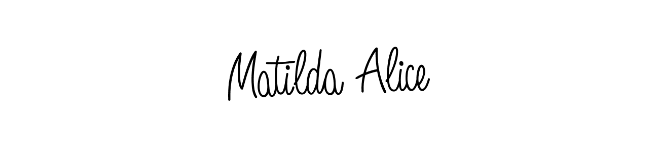 See photos of Matilda Alice official signature by Spectra . Check more albums & portfolios. Read reviews & check more about Angelique-Rose-font-FFP font. Matilda Alice signature style 5 images and pictures png