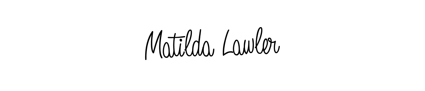 Also we have Matilda Lawler name is the best signature style. Create professional handwritten signature collection using Angelique-Rose-font-FFP autograph style. Matilda Lawler signature style 5 images and pictures png