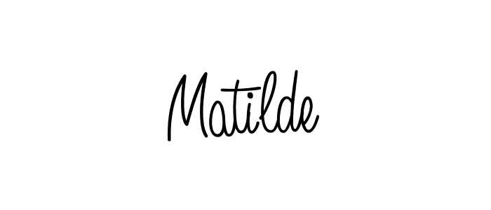 Make a short Matilde signature style. Manage your documents anywhere anytime using Angelique-Rose-font-FFP. Create and add eSignatures, submit forms, share and send files easily. Matilde signature style 5 images and pictures png