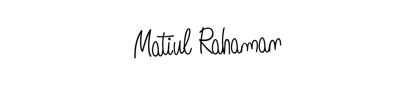 You can use this online signature creator to create a handwritten signature for the name Matiul Rahaman. This is the best online autograph maker. Matiul Rahaman signature style 5 images and pictures png