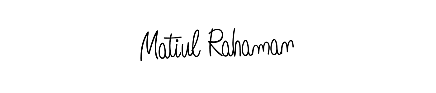 It looks lik you need a new signature style for name Matiul Rahaman. Design unique handwritten (Angelique-Rose-font-FFP) signature with our free signature maker in just a few clicks. Matiul Rahaman signature style 5 images and pictures png