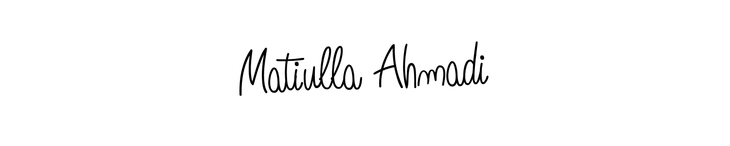 Also we have Matiulla Ahmadi name is the best signature style. Create professional handwritten signature collection using Angelique-Rose-font-FFP autograph style. Matiulla Ahmadi signature style 5 images and pictures png