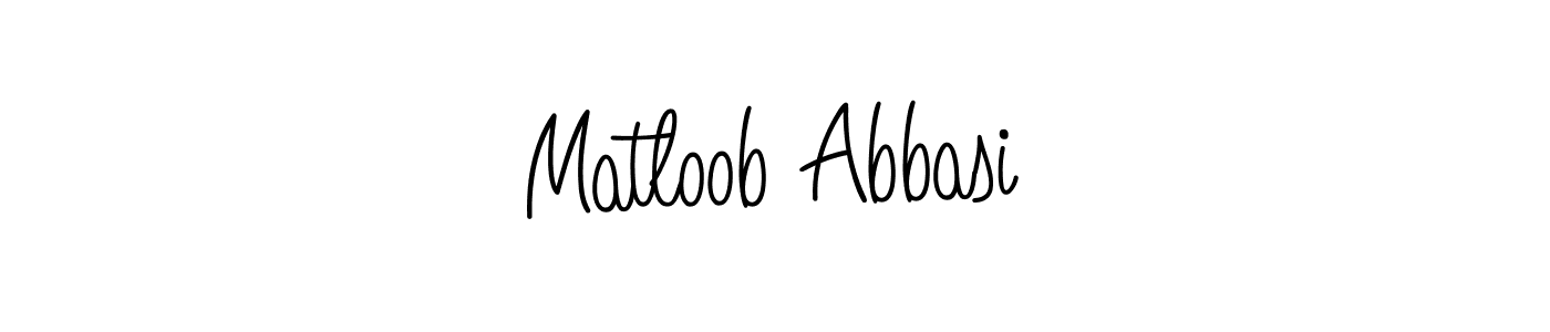 How to make Matloob Abbasi signature? Angelique-Rose-font-FFP is a professional autograph style. Create handwritten signature for Matloob Abbasi name. Matloob Abbasi signature style 5 images and pictures png