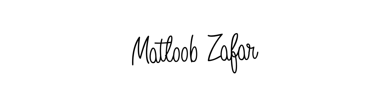 You should practise on your own different ways (Angelique-Rose-font-FFP) to write your name (Matloob Zafar) in signature. don't let someone else do it for you. Matloob Zafar signature style 5 images and pictures png