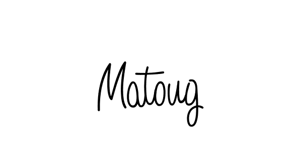 Make a beautiful signature design for name Matoug. Use this online signature maker to create a handwritten signature for free. Matoug signature style 5 images and pictures png