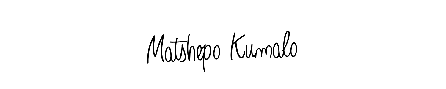 if you are searching for the best signature style for your name Matshepo Kumalo. so please give up your signature search. here we have designed multiple signature styles  using Angelique-Rose-font-FFP. Matshepo Kumalo signature style 5 images and pictures png