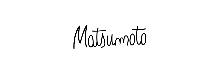 Use a signature maker to create a handwritten signature online. With this signature software, you can design (Angelique-Rose-font-FFP) your own signature for name Matsumoto. Matsumoto signature style 5 images and pictures png