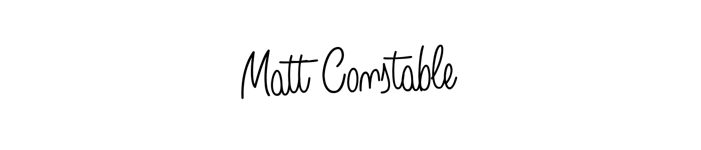 How to make Matt Constable signature? Angelique-Rose-font-FFP is a professional autograph style. Create handwritten signature for Matt Constable name. Matt Constable signature style 5 images and pictures png