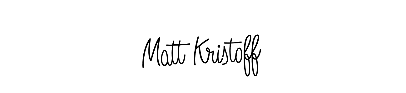 The best way (Angelique-Rose-font-FFP) to make a short signature is to pick only two or three words in your name. The name Matt Kristoff include a total of six letters. For converting this name. Matt Kristoff signature style 5 images and pictures png