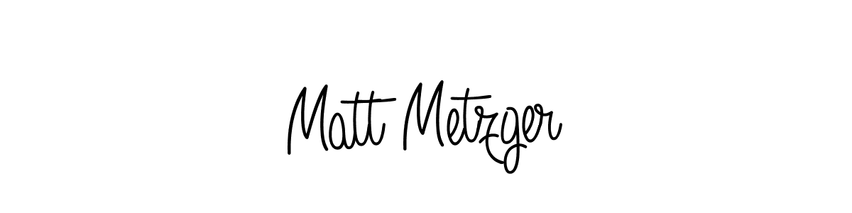 How to Draw Matt Metzger signature style? Angelique-Rose-font-FFP is a latest design signature styles for name Matt Metzger. Matt Metzger signature style 5 images and pictures png