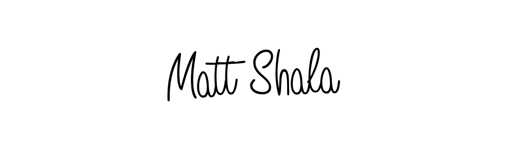 Also we have Matt Shala name is the best signature style. Create professional handwritten signature collection using Angelique-Rose-font-FFP autograph style. Matt Shala signature style 5 images and pictures png