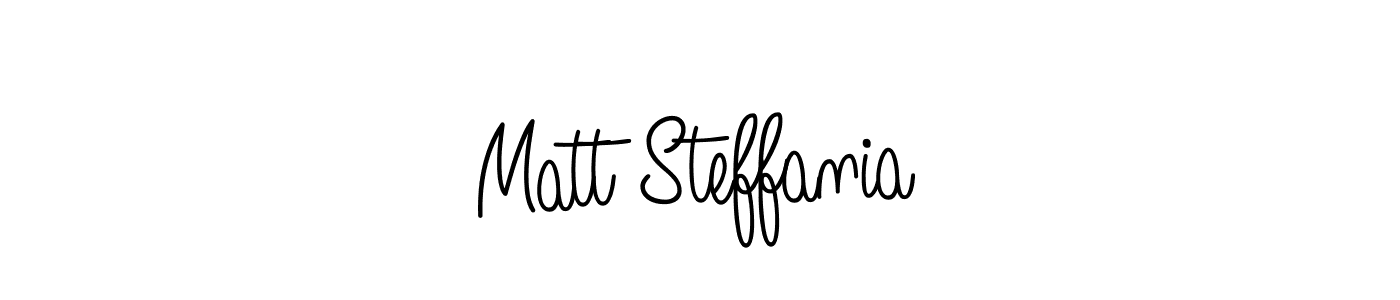 The best way (Angelique-Rose-font-FFP) to make a short signature is to pick only two or three words in your name. The name Matt Steffania include a total of six letters. For converting this name. Matt Steffania signature style 5 images and pictures png