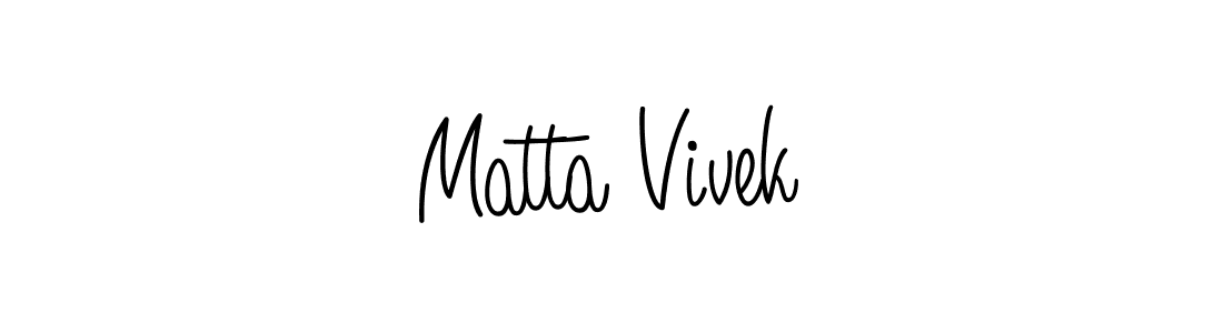 It looks lik you need a new signature style for name Matta Vivek. Design unique handwritten (Angelique-Rose-font-FFP) signature with our free signature maker in just a few clicks. Matta Vivek signature style 5 images and pictures png