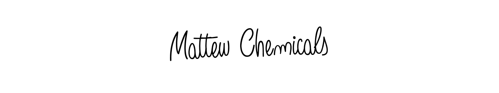 Use a signature maker to create a handwritten signature online. With this signature software, you can design (Angelique-Rose-font-FFP) your own signature for name Mattew Chemicals. Mattew Chemicals signature style 5 images and pictures png