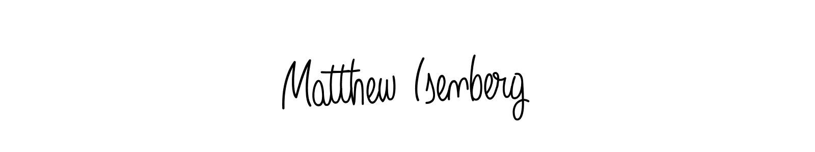 How to make Matthew Isenberg name signature. Use Angelique-Rose-font-FFP style for creating short signs online. This is the latest handwritten sign. Matthew Isenberg signature style 5 images and pictures png