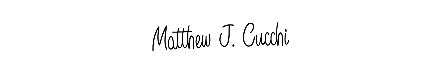 Create a beautiful signature design for name Matthew J. Cucchi. With this signature (Angelique-Rose-font-FFP) fonts, you can make a handwritten signature for free. Matthew J. Cucchi signature style 5 images and pictures png