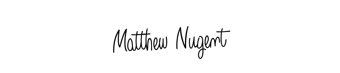 Matthew Nugent stylish signature style. Best Handwritten Sign (Angelique-Rose-font-FFP) for my name. Handwritten Signature Collection Ideas for my name Matthew Nugent. Matthew Nugent signature style 5 images and pictures png