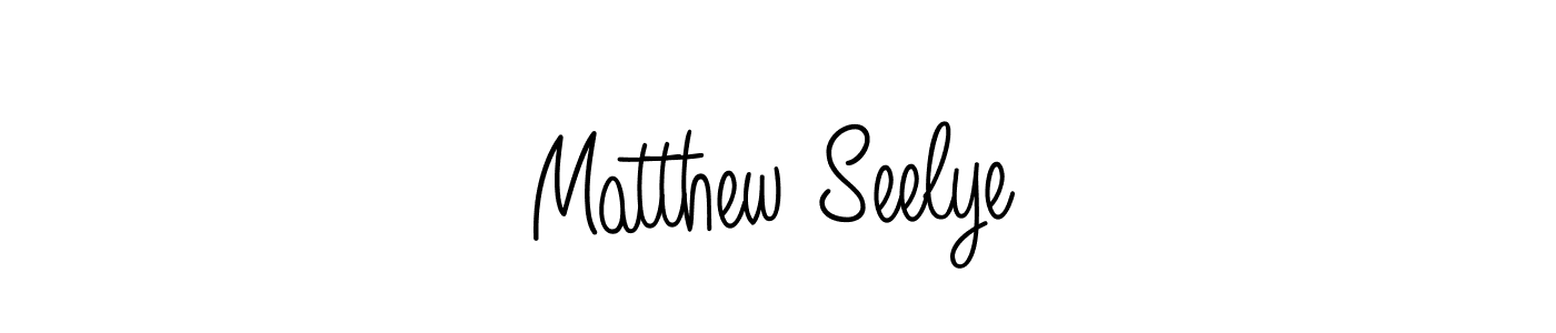 Use a signature maker to create a handwritten signature online. With this signature software, you can design (Angelique-Rose-font-FFP) your own signature for name Matthew Seelye. Matthew Seelye signature style 5 images and pictures png