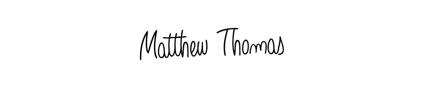 You should practise on your own different ways (Angelique-Rose-font-FFP) to write your name (Matthew Thomas) in signature. don't let someone else do it for you. Matthew Thomas signature style 5 images and pictures png