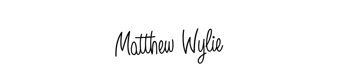 How to make Matthew Wylie name signature. Use Angelique-Rose-font-FFP style for creating short signs online. This is the latest handwritten sign. Matthew Wylie signature style 5 images and pictures png